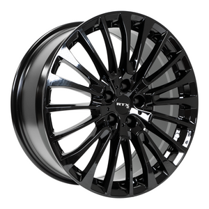 RTX BORNA GLOSS BLACK WHEELS | 20X8.5 | 5X112 | OFFSET: 35MM | CB: 66.6MM