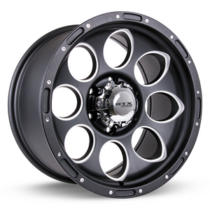 RTX BLAST II MATTE BLACK MILLED WHEELS | 17X9 | 5X127 | OFFSET: 15MM | CB: 71.5MM