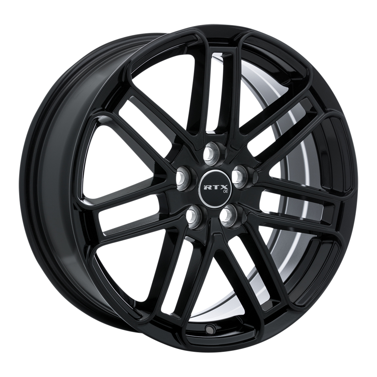 RTX CAMBRIDGE GLOSS BLACK WHEELS | 17X7 | 5X100 | OFFSET: 40MM | CB: 54.1MM