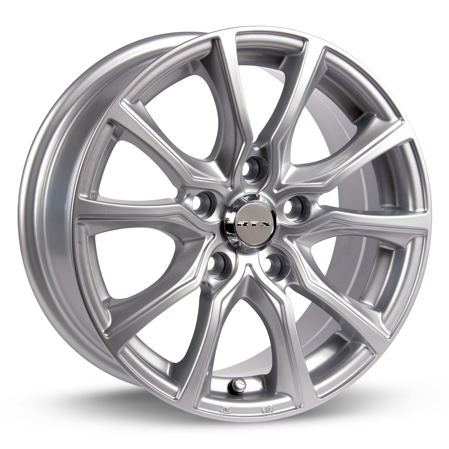 RTX CONTOUR SILVER WHEELS | 18X8 | 5X108 | OFFSET: 42MM | CB: 73.1MM