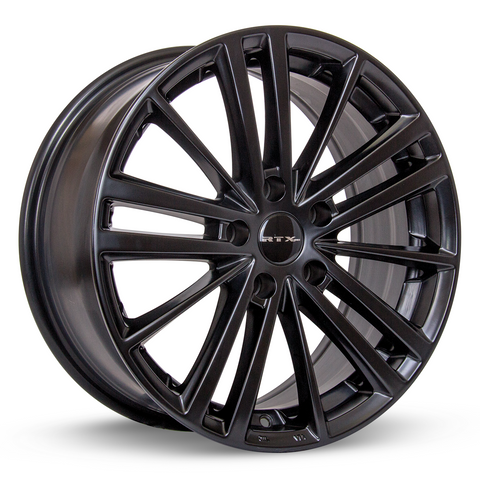 RTX COSMOS SATIN BLACK WHEELS | 18X8 | 5X100 | OFFSET: 42MM | CB: 56.1MM