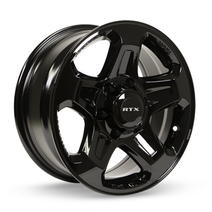 RTX COURIER GLOSS BLACK WHEELS | 16X7 | 6X130 | OFFSET: 30MM | CB: 84.1MM