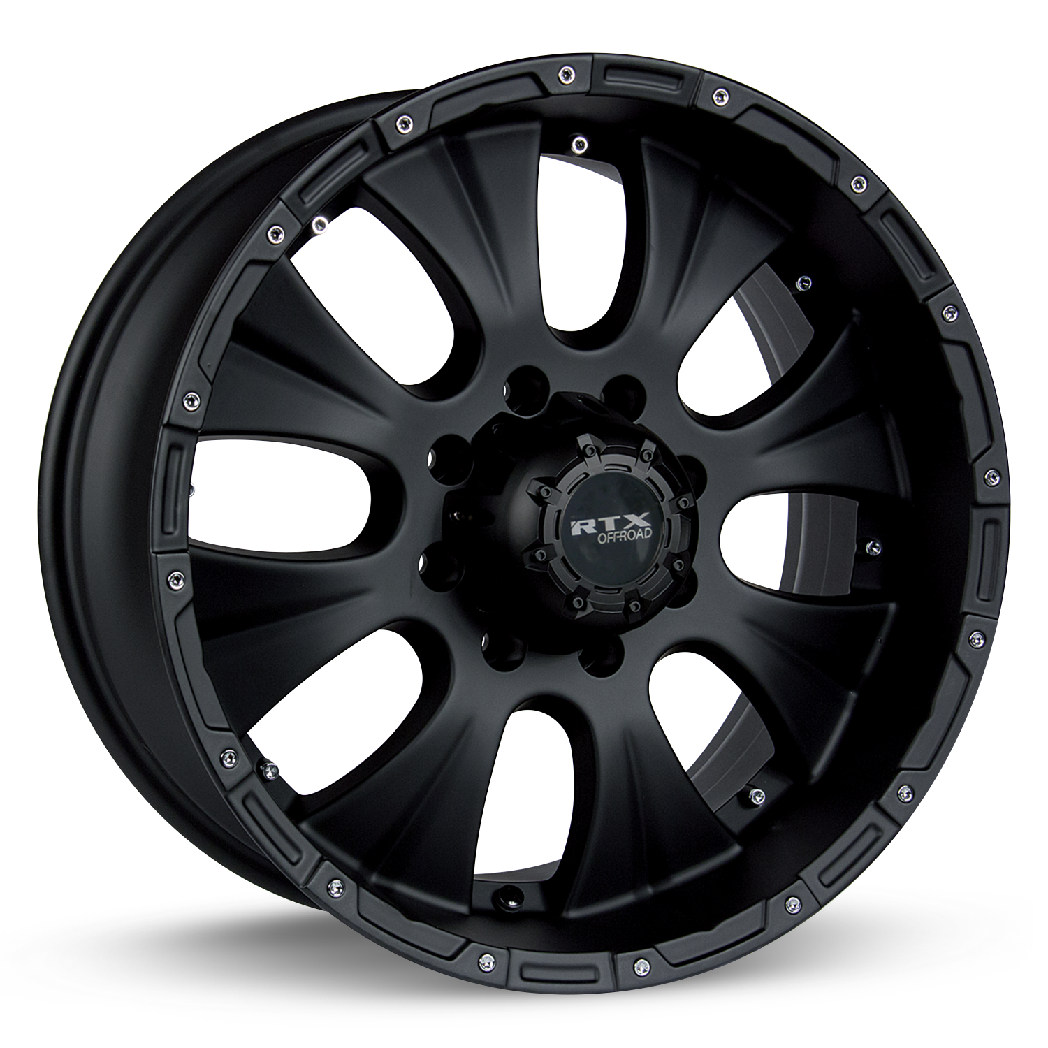 RTX CRAWLER MATTE BLACK WHEELS | 17X8 | 5X127 | OFFSET: 20MM | CB: 71.5MM