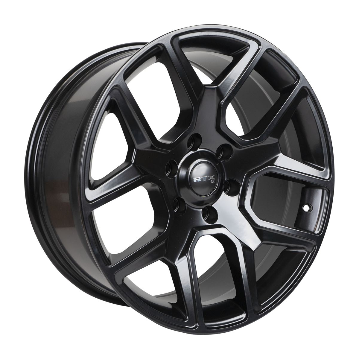 RTX DALLAS SATIN BLACK WHEELS | 20X9 | 6X139.7 | OFFSET: 18MM | CB: 78.1MM