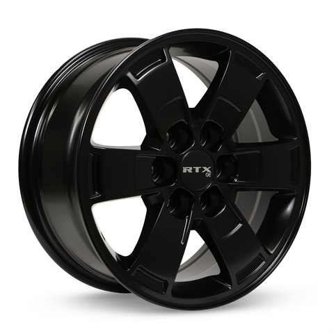 RTX DENVER SATIN BLACK WHEELS | 17X8 | 6X120 | OFFSET: 30MM | CB: 67.1MM