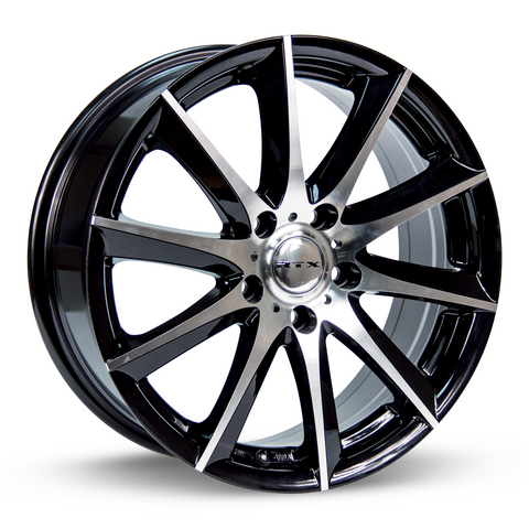 RTX DYNAMO BLACK MACHINED WHEELS | 17X7 | 5X114.3 | OFFSET: 42MM | CB: 73.1MM