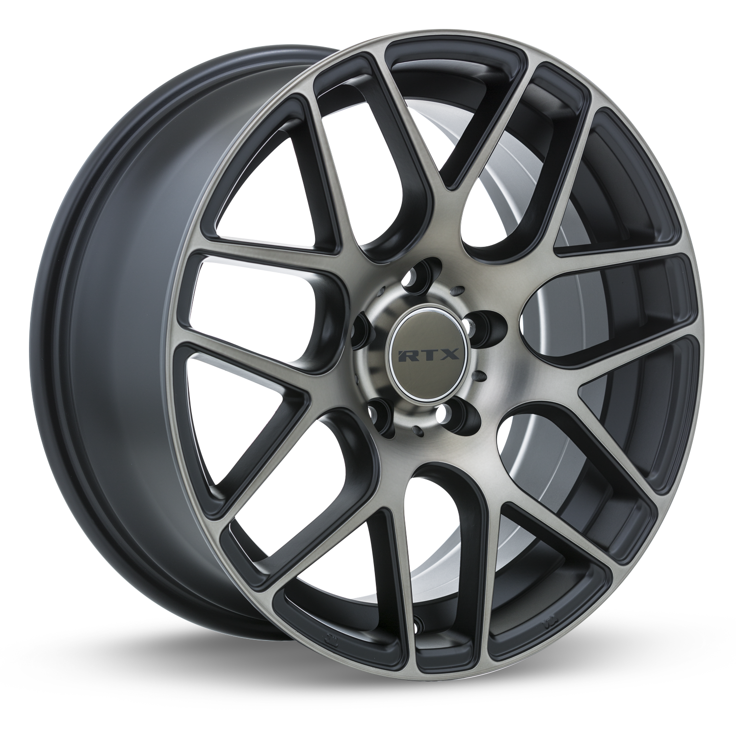 RTX ENVY BLACK MACHINED TINTED BRONZE WHEELS | 18X8 | 5X112 | OFFSET: 38MM | CB: 66.6MM