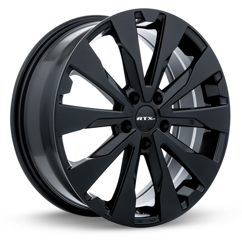 RTX ESTATE SATIN BLACK WHEELS | 17X7 | 5X114.3 | OFFSET: 48MM | CB: 56.1MM