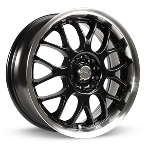 RTX EURO BLACK MACHINED WHEELS | 17X7 | 5X112/120 | OFFSET: 40MM | CB: 74.1MM