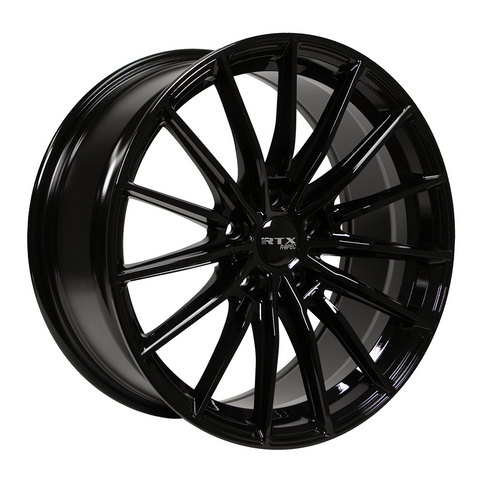 RTX FF15 GLOSS BLACK WHEELS | 18X8 | 5X114.3 | OFFSET: 40MM | CB: 73.1MM