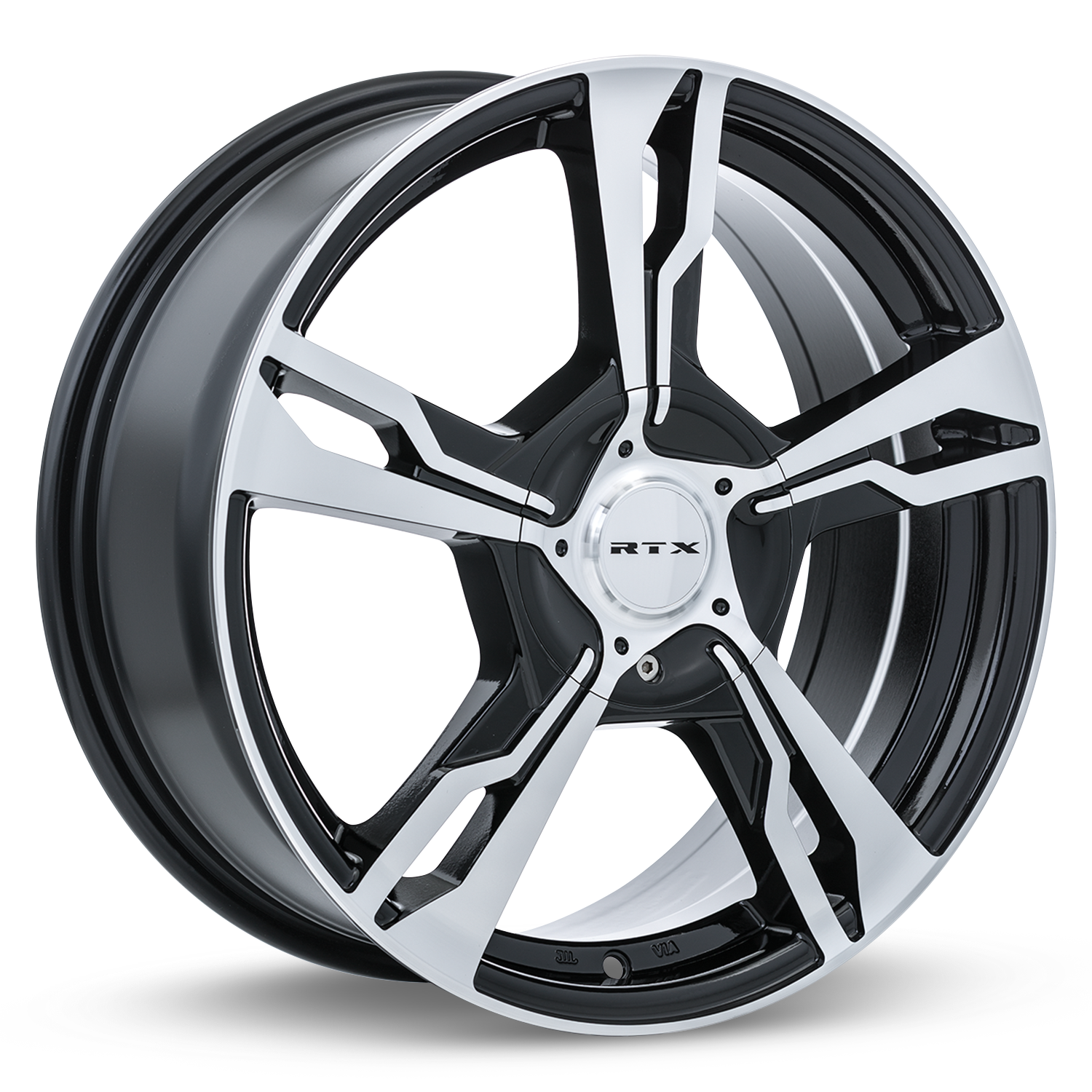 RTX FIGHTER BLACK MACHINED WHEELS | 15X6 | 5X100/114.3 | OFFSET: 42MM | CB: 73.1MM