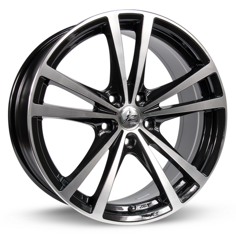 RTX FORCE BLACK MACHINED WHEELS | 17X7 | 5X114.3 | OFFSET: 45MM | CB: 73.1MM