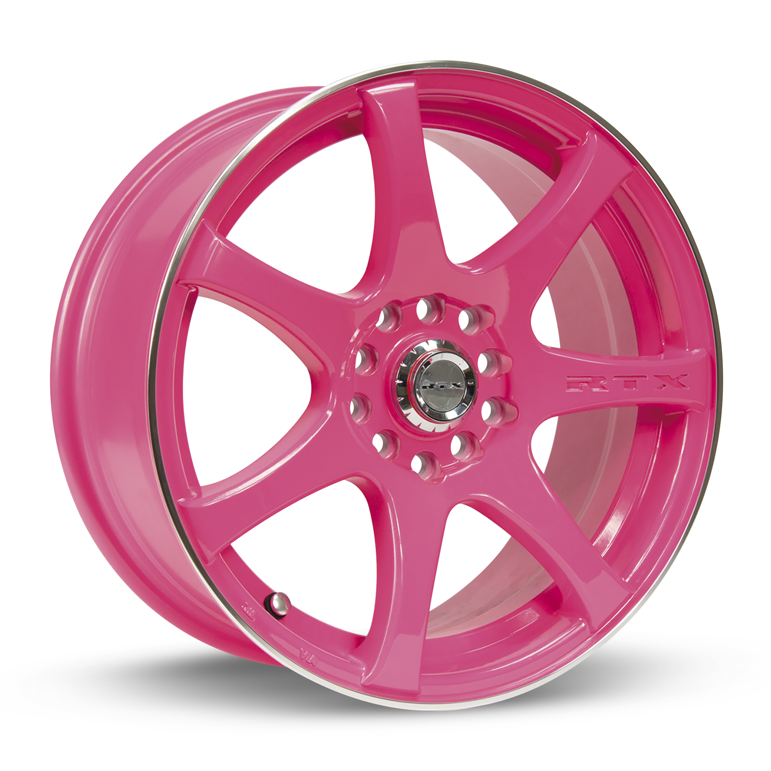 RTX INK DIVA PINK AND MACHINED WHEELS | 15X6.5 | 4X100/114.3 | OFFSET: 40MM | CB: 73.1MM