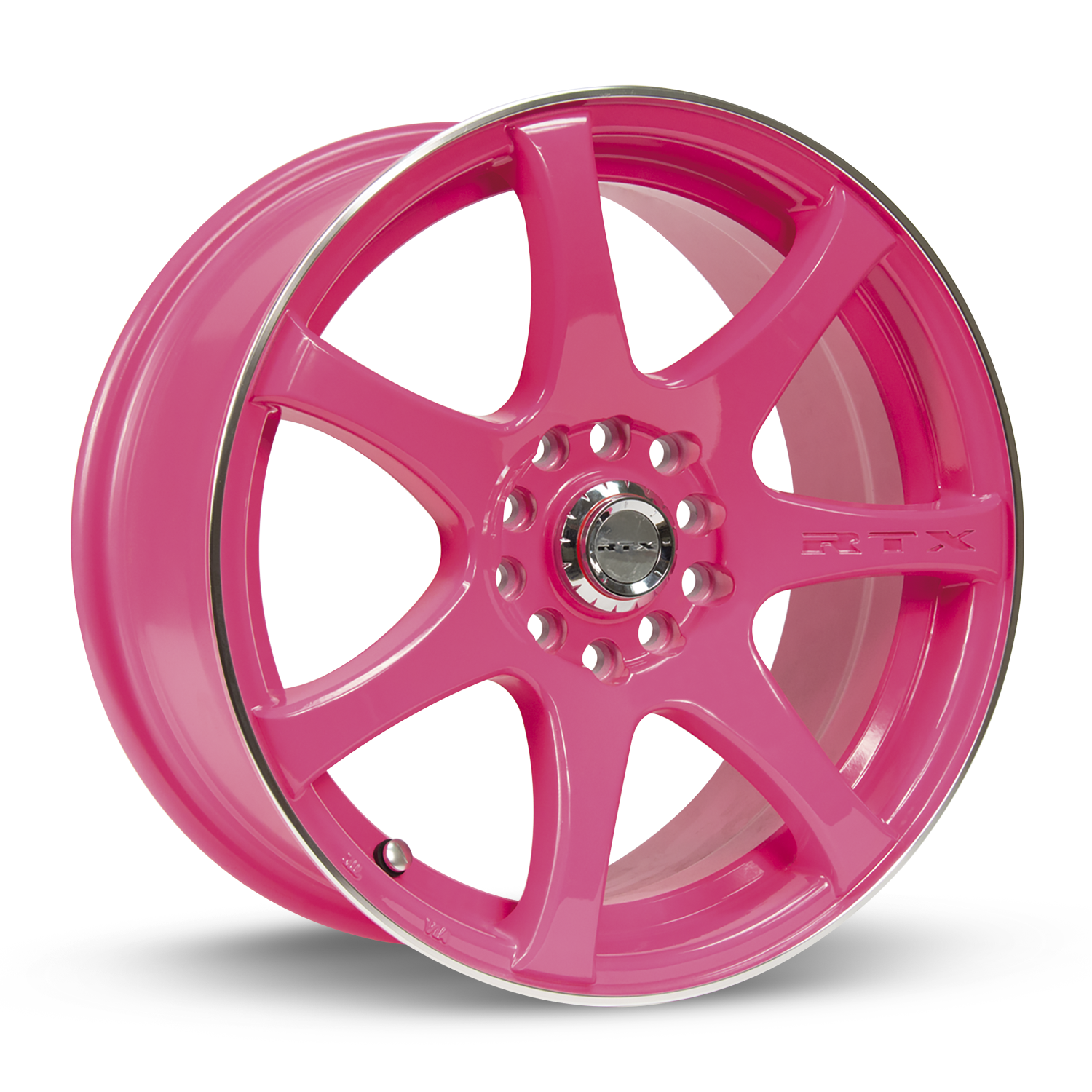 RTX INK DIVA PINK AND MACHINED WHEELS | 16X7 | 5X105/114.3 | OFFSET: 42MM | CB: 73.1MM