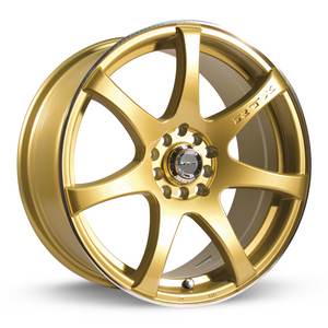 RTX INK GOLD WITH MACHINED WHEELS | 17X7.5 | 5X100/114.3 | OFFSET: 42MM | CB: 73.1MM