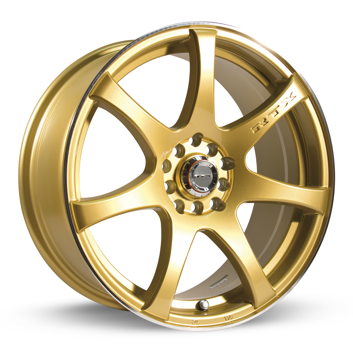 RTX INK GOLD WITH MACHINED WHEELS | 15X6.5 | 4X100/114.3 | OFFSET: 40MM | CB: 73.1MM