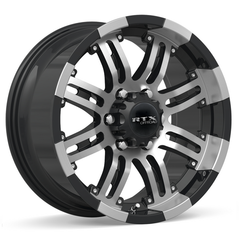 RTX LOKI II BLACK MACHINED WHEELS | 18X9 | 6X139.7 | OFFSET: 20MM | CB: 108MM