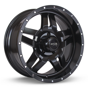 RTX MESA SATIN BLACK WHEELS | 17X9 | 6X139.7 | OFFSET: 10MM | CB: 106.1MM