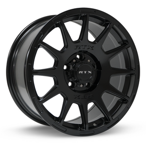 RTX MINI BAJA SATIN BLACK WHEELS | 17X8.5 | 5X108 | OFFSET: 38MM | CB: 63.4MM