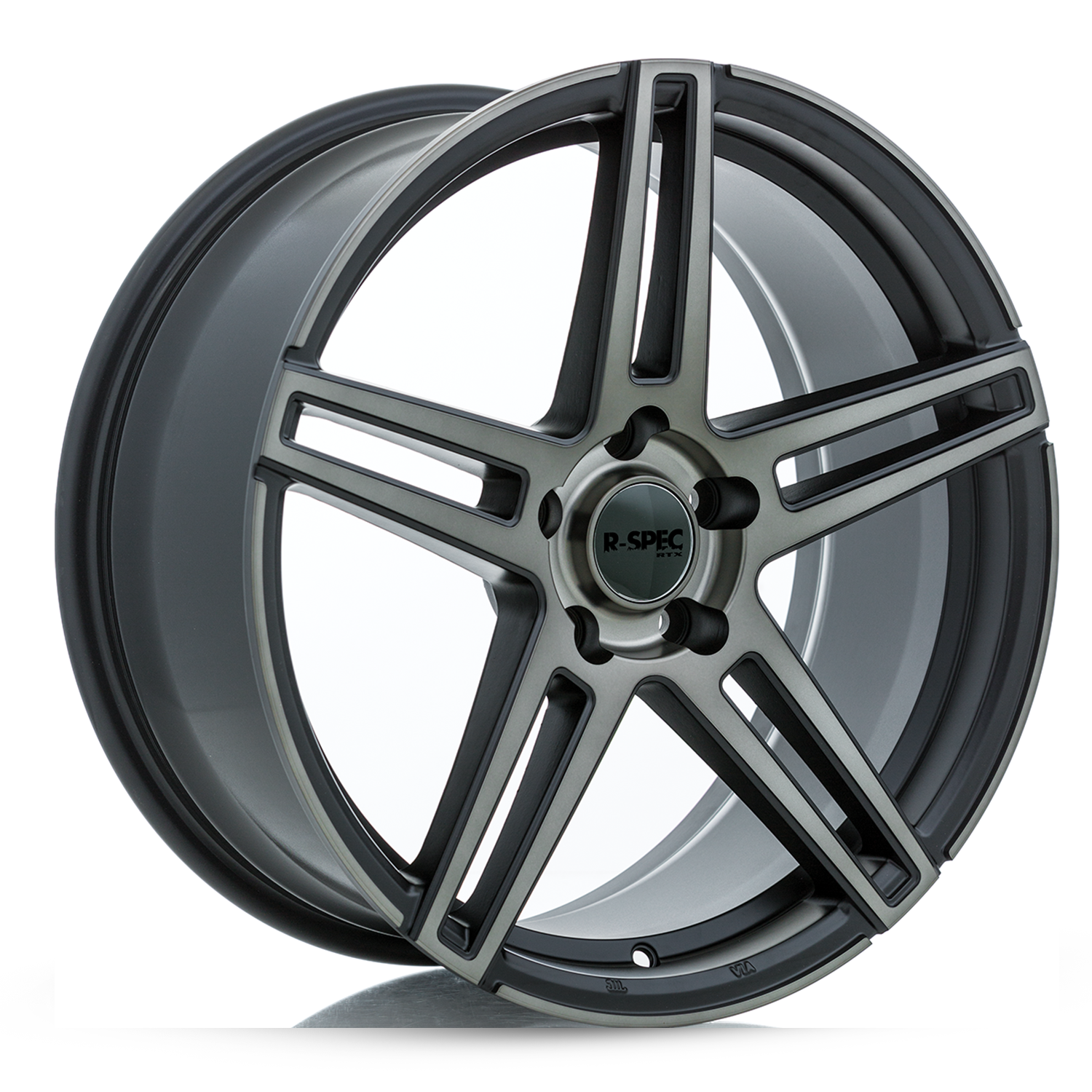 RTX MYSTIQUE SATIN BLACK WITH MACHINED BRONZE WHEELS | 18X8 | 5X120 | OFFSET: 30MM | CB: 74.1MM