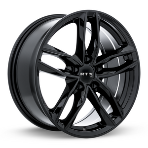 RTX NUREMBERG GLOSS BLACK WHEELS | 18X8 | 5X112 | OFFSET: 35MM | CB: 66.6MM