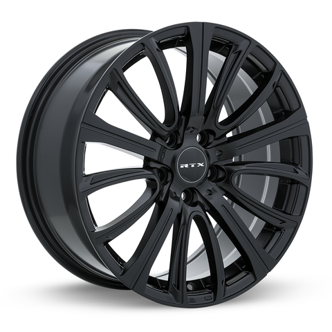 RTX NETWORK SATIN BLACK WHEELS | 18X8 | 5X112 | OFFSET: 40MM | CB: 66.6MM