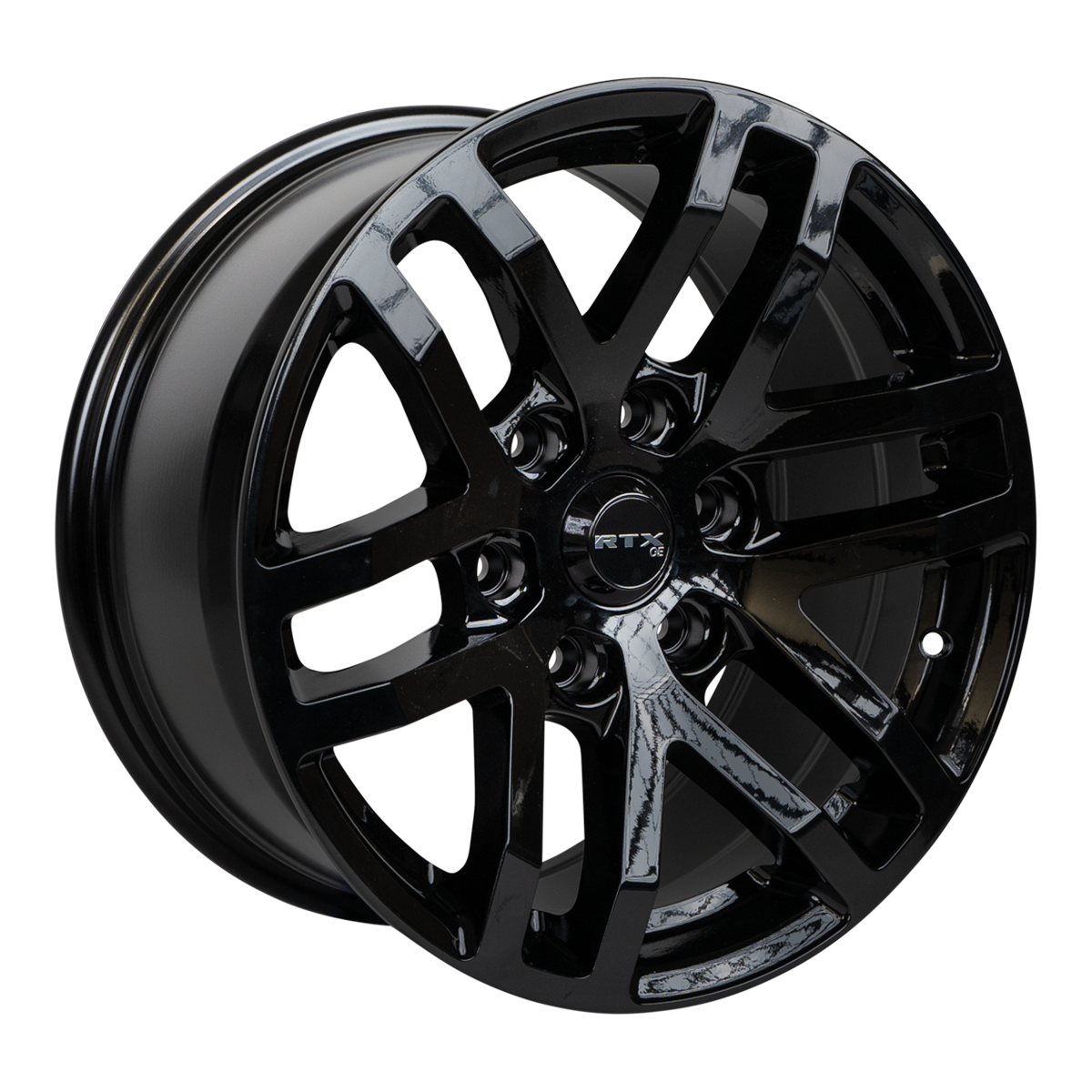 RTX OAK GLOSS BLACK WHEELS | 18X9 | 6X135 | OFFSET: 30MM | CB: 87.1MM