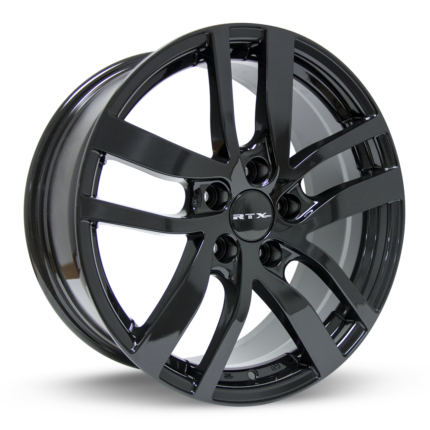 RTX PILOT GLOSS BLACK WHEELS | 18X8 | 5X120 | OFFSET: 45MM | CB: 64.1MM