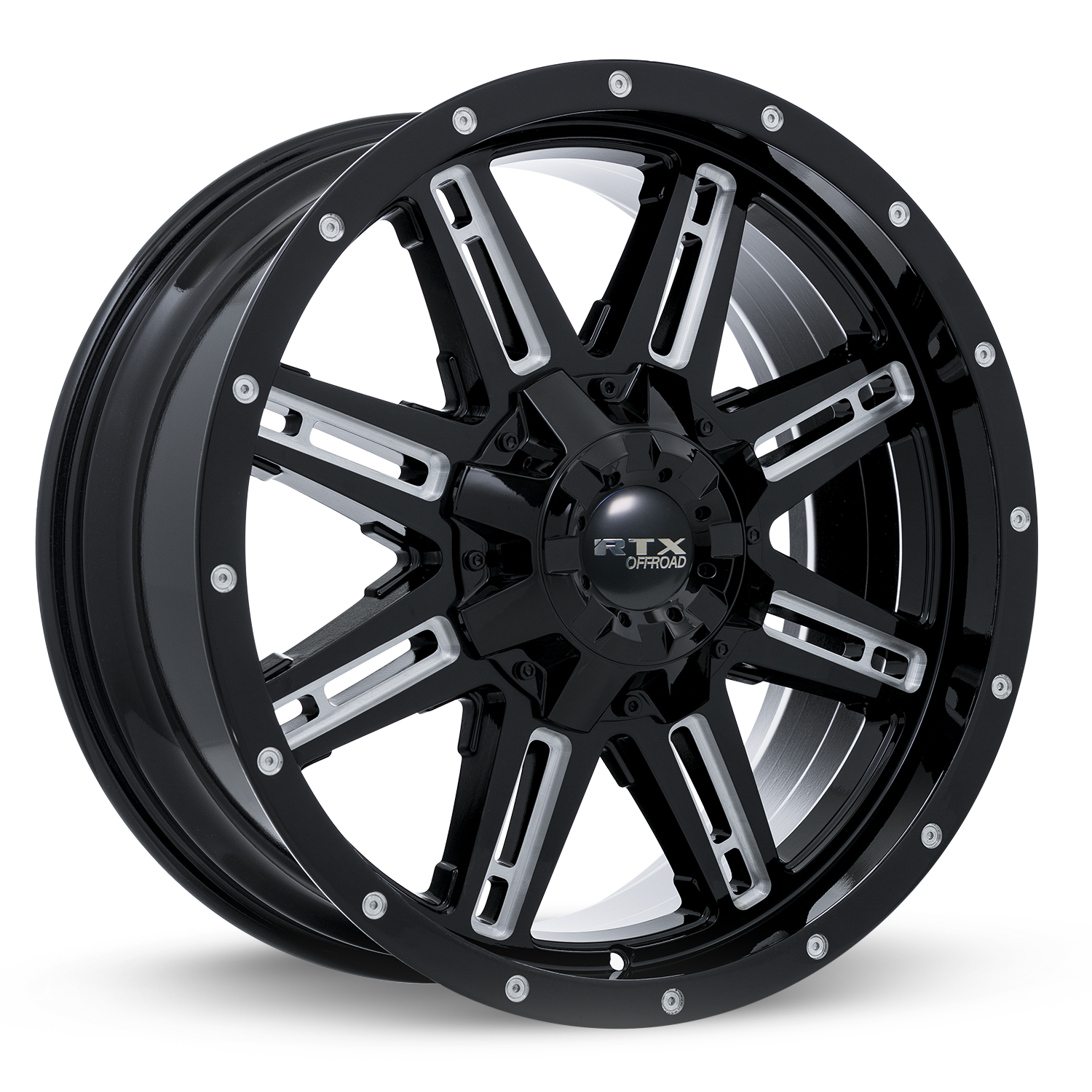 RTX RAVINE BLACK MILLED WHEELS | 20X10 | 6X135/139.7 | OFFSET: -24MM | CB: 87.1MM