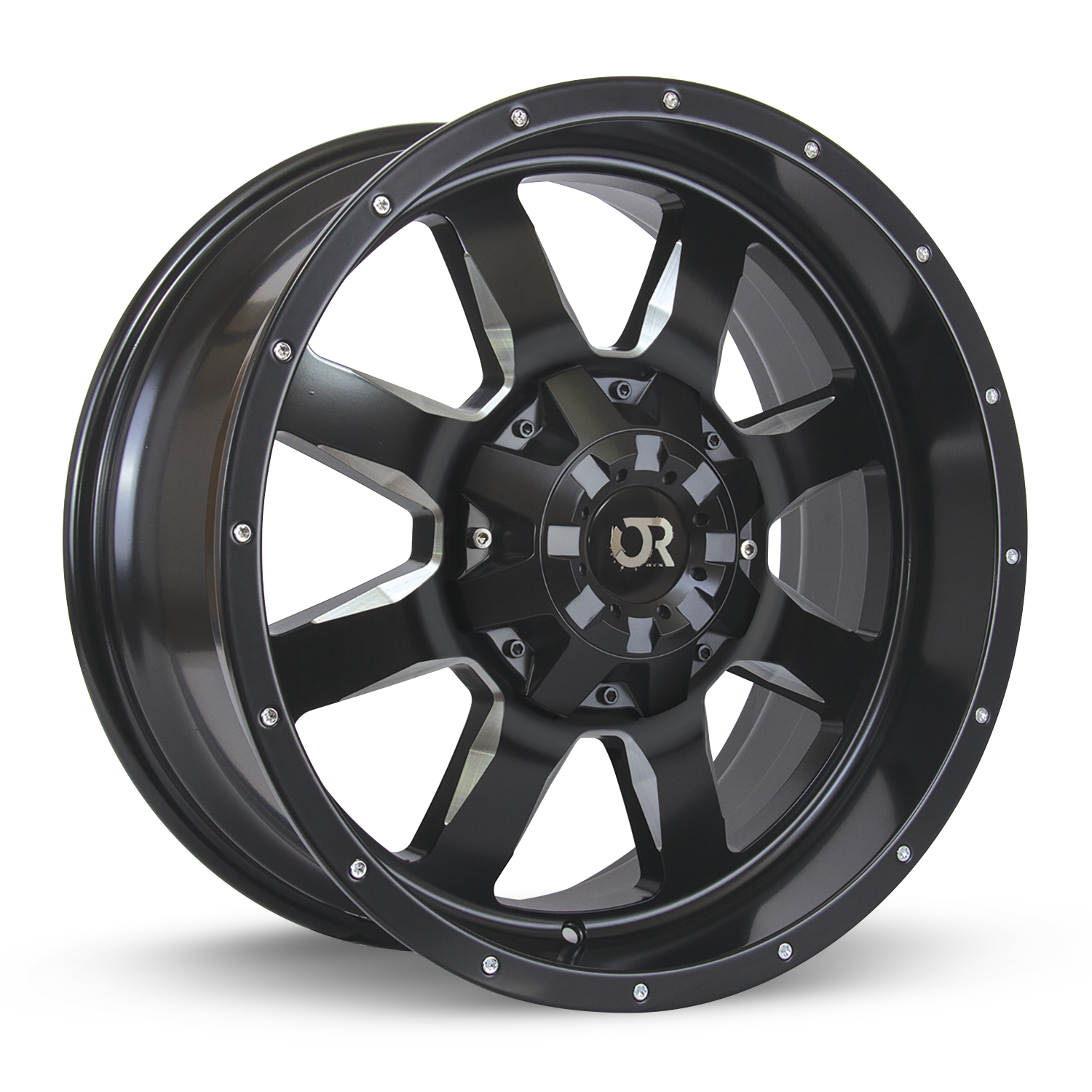 RTX RIDGELINE SATIN BLACK WITH MILLED WHEELS | 18X9 | 6X135/139.7 | OFFSET: 10MM | CB: 87.1MM