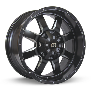 RTX RIDGELINE SATIN BLACK WITH MILLED WHEELS | 20X9 | 5X135/139.7 | OFFSET: 0MM | CB: 78.1MM