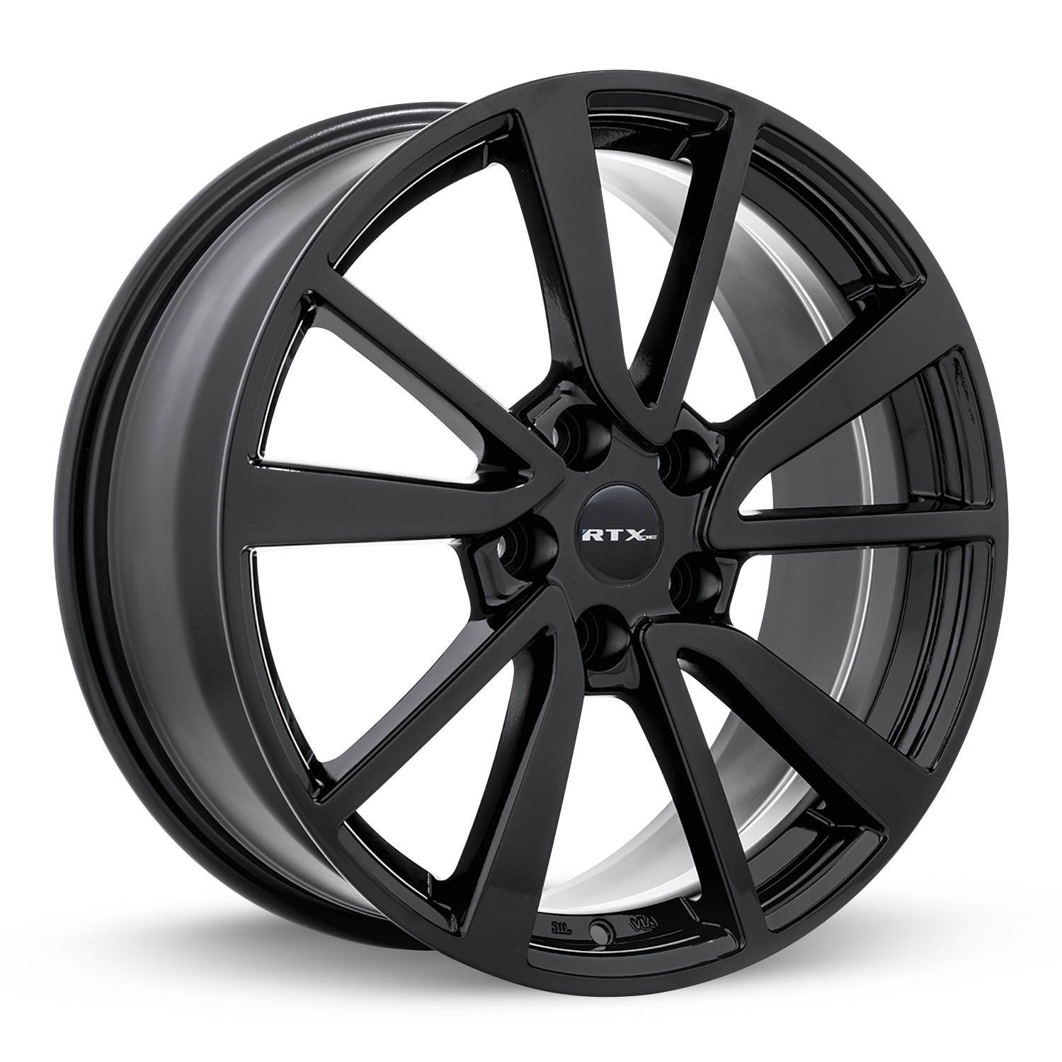 RTX ROGUE GLOSS BLACK WHEELS | 18X8 | 5X114.3 | OFFSET: 35MM | CB: 66.1MM