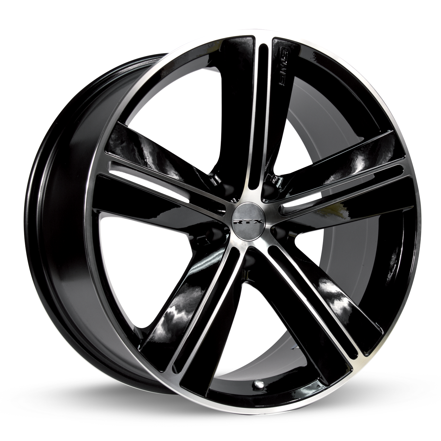 RTX SMS BLACK MACHINED WHEELS | 17X7.5 | 5X115 | OFFSET: 20MM | CB: 71.5MM