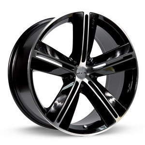 RTX SMS BLACK MACHINED WHEELS | 18X7.5 | 5X115 | OFFSET: 20MM | CB: 71.5MM