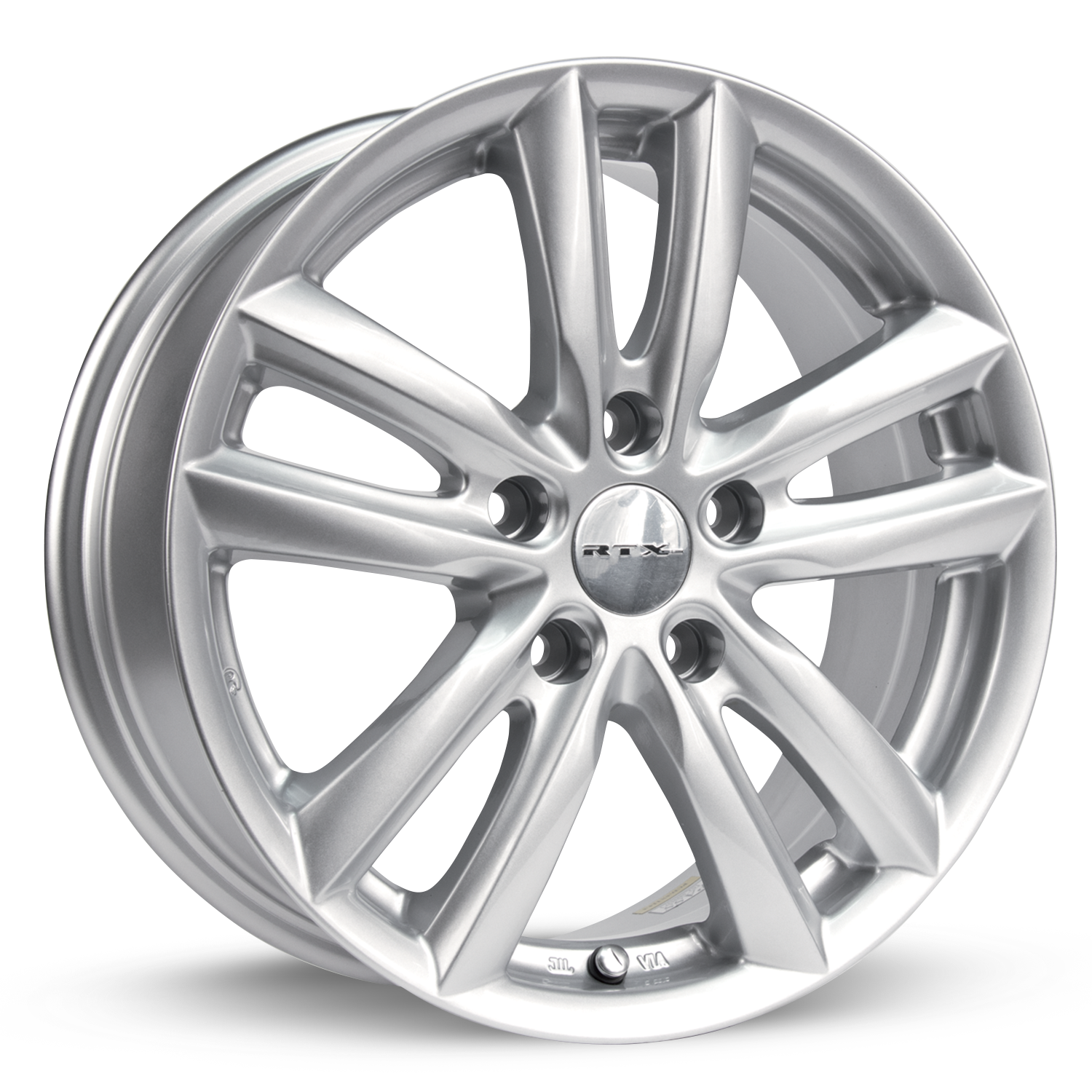 RTX SETO SILVER WHEELS | 16X6.5 | 5X114.3 | OFFSET: 43MM | CB: 67.1MM