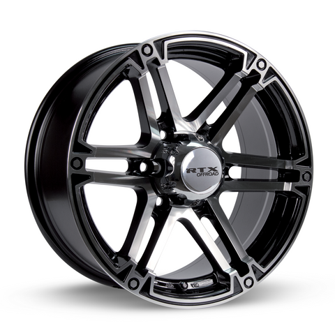 RTX SLATE BLACK MACHINED WHEELS | 17X8 | 6X135 | OFFSET: 25MM | CB: 87.1MM