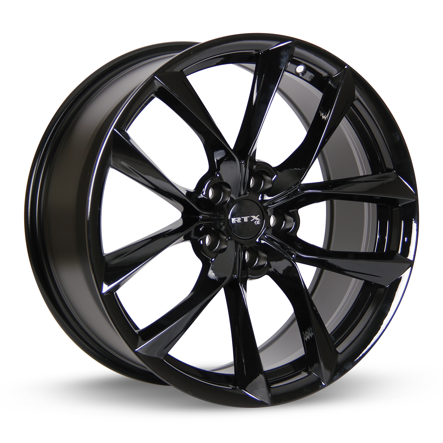 RTX SPIDER GLOSS BLACK WHEELS | 18X8.5 | 5X114.3 | OFFSET: 35MM | CB: 64.1MM