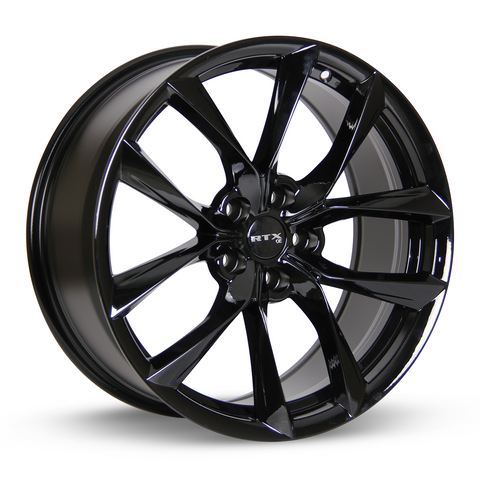 RTX SPIDER GLOSS BLACK WHEELS | 20X8.5 | 5X120 | OFFSET: 35MM | CB: 64.1MM