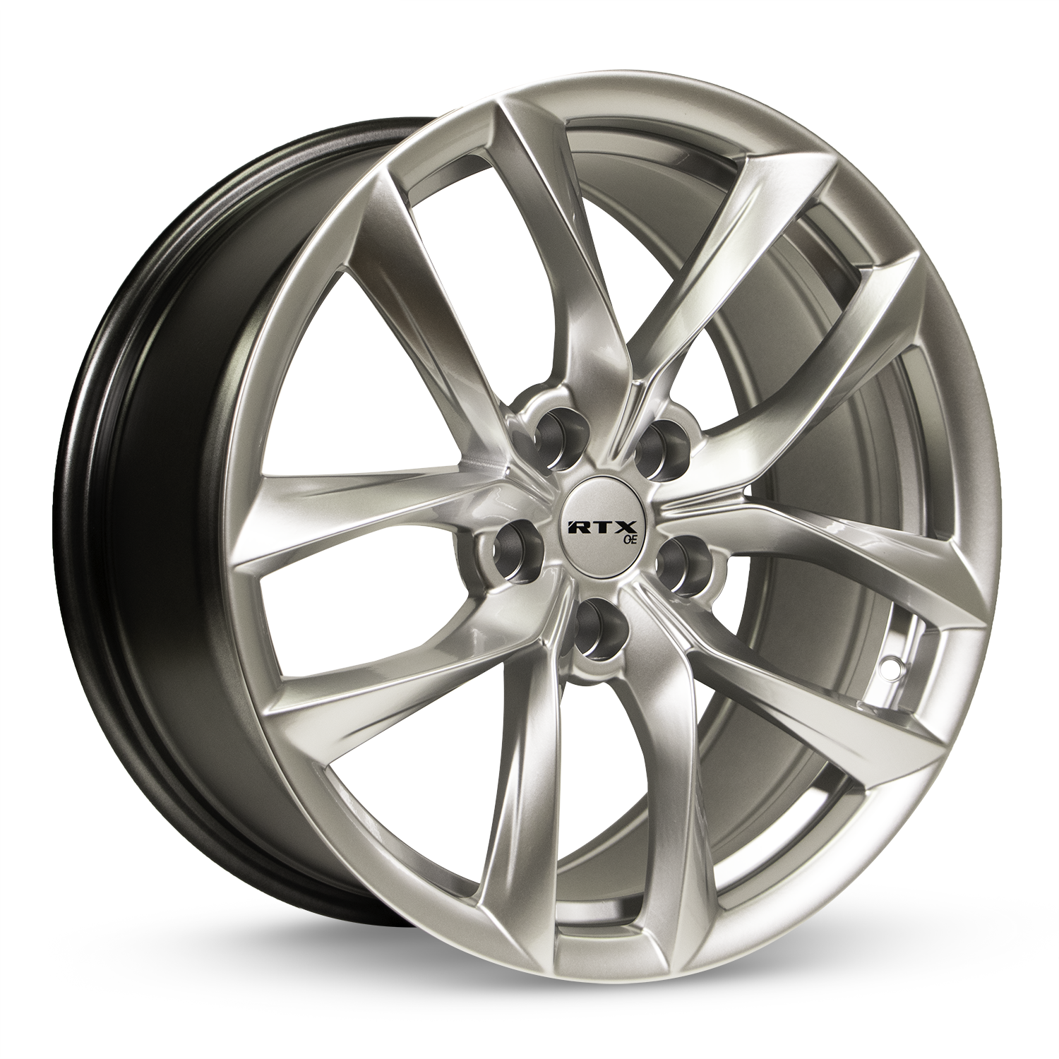 RTX SPIDER HYPER SILVER WHEELS | 19X8.5 | 5X114.3 | OFFSET: 35MM | CB: 64.1MM