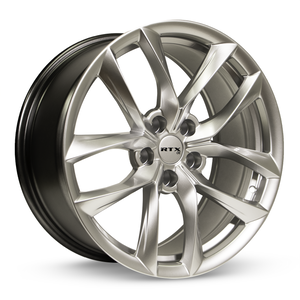 RTX SPIDER HYPER SILVER WHEELS | 18X8.5 | 5X114.3 | OFFSET: 35MM | CB: 64.1MM