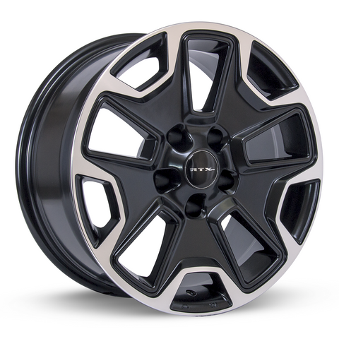 RTX SUMMIT SATIN BLACK WTH MACHINED WHEELS | 17X8 | 5X127 | OFFSET: 10MM | CB: 71.5MM