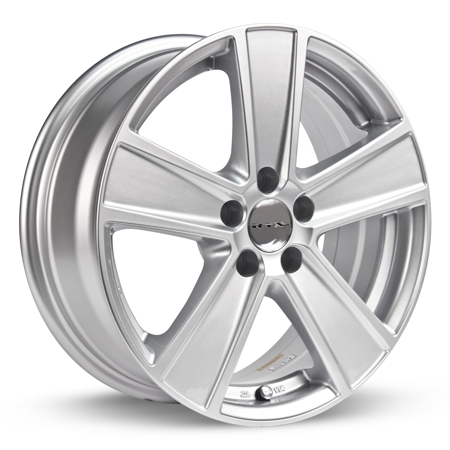 RTX TOPAZ SILVER WHEELS | 16X6.5 | 5X112 | OFFSET: 45MM | CB: 57.1MM