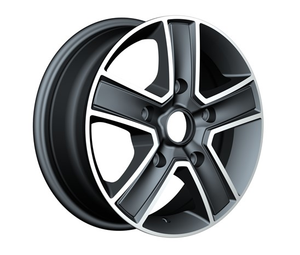 RTX TRANSIT GUNMETAL WITH MACHINED WHEELS | 16X6.5 | 5X160 | OFFSET: 60MM | CB: 65.1MM