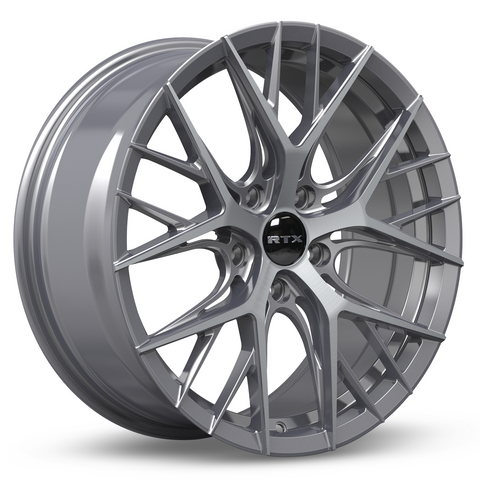 RTX VALKYRIE LITE GUNMETAL WITH MACHINED WHEELS | 17X7.5 | 5X114.3 | OFFSET: 40MM | CB: 73.1MM