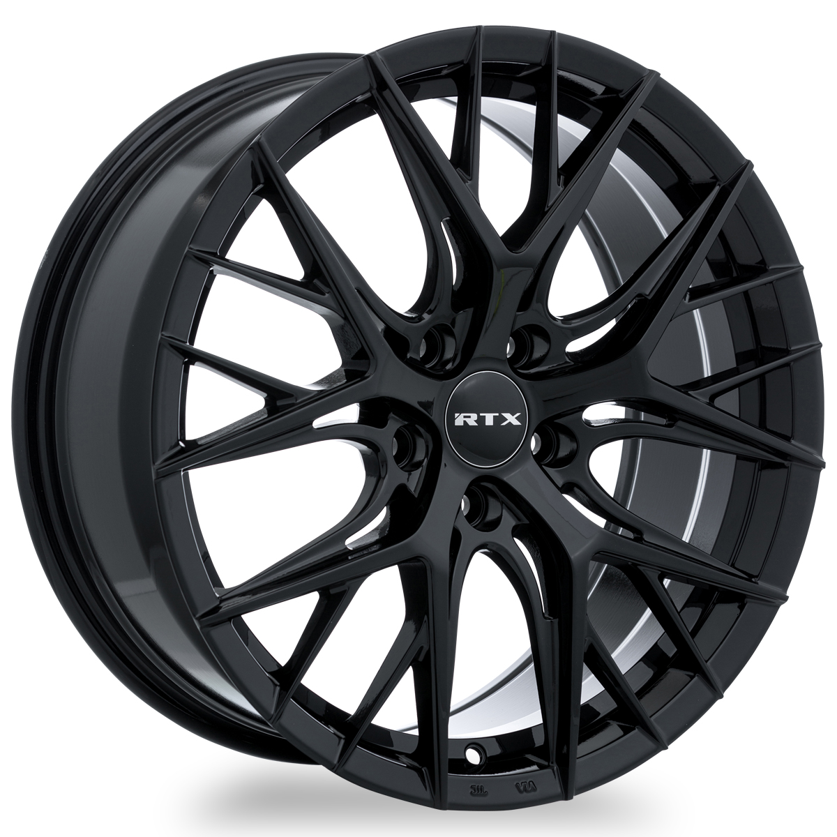 RTX VALKYRIE GLOSS BLACK WHEELS | 18X8 | 5X114.3 | OFFSET: 40MM | CB: 73.1MM