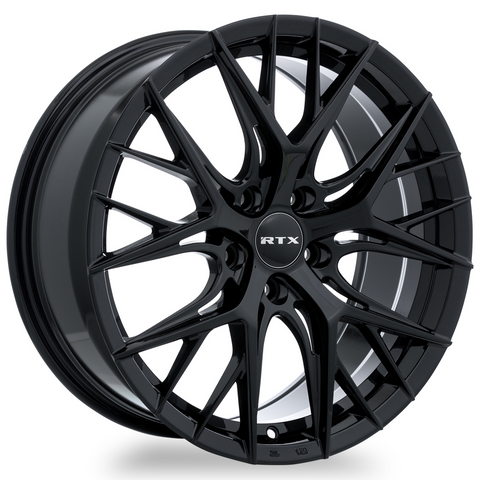 RTX VALKYRIE GLOSS BLACK WHEELS | 20X8.5 | 5X112 | OFFSET: 38MM | CB: 66.6MM