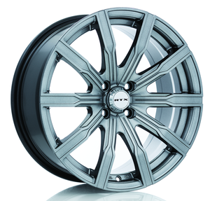 RTX VANE GUNMETAL WHEELS | 16X7 | 5X114.3 | OFFSET: 40MM | CB: 73.1MM