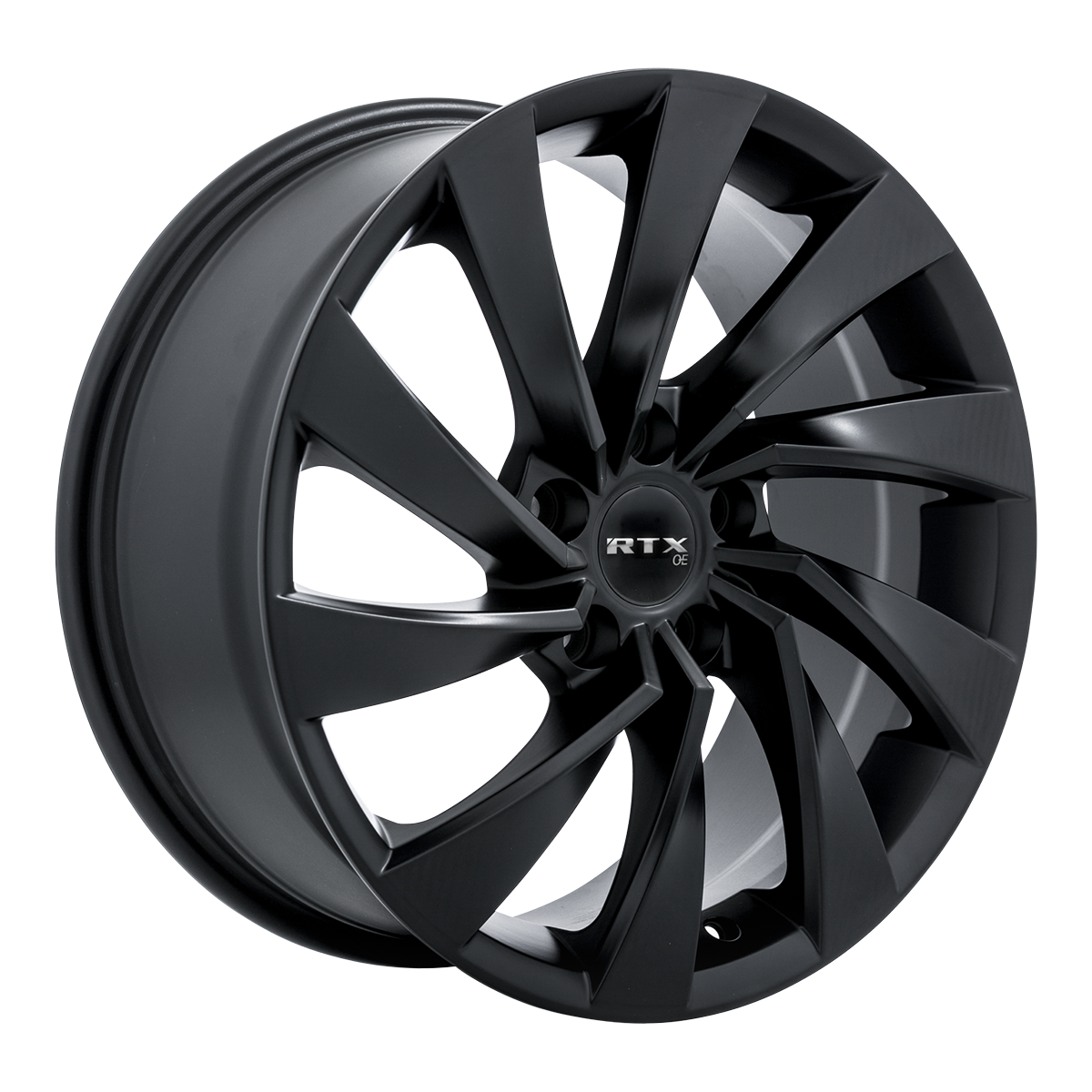 RTX VAREL SATIN BLACK WHEELS | 19X8 | 5X112 | OFFSET: 38MM | CB: 57.1MM