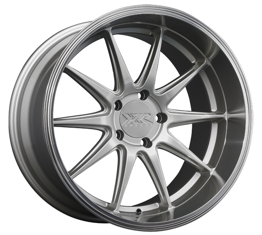 XXR 527D SILVER WITH MACHINED LIP WHEELS | 18X9 | 5X100 | OFFSET: 35MM | CB: 73.1MM