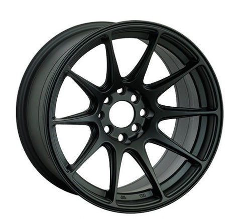 XXR 527 FLAT BLACK WHEELS | 16X8.25 | 4X100/4X114.3 | OFFSET: 0MM | CB: 73.1MM